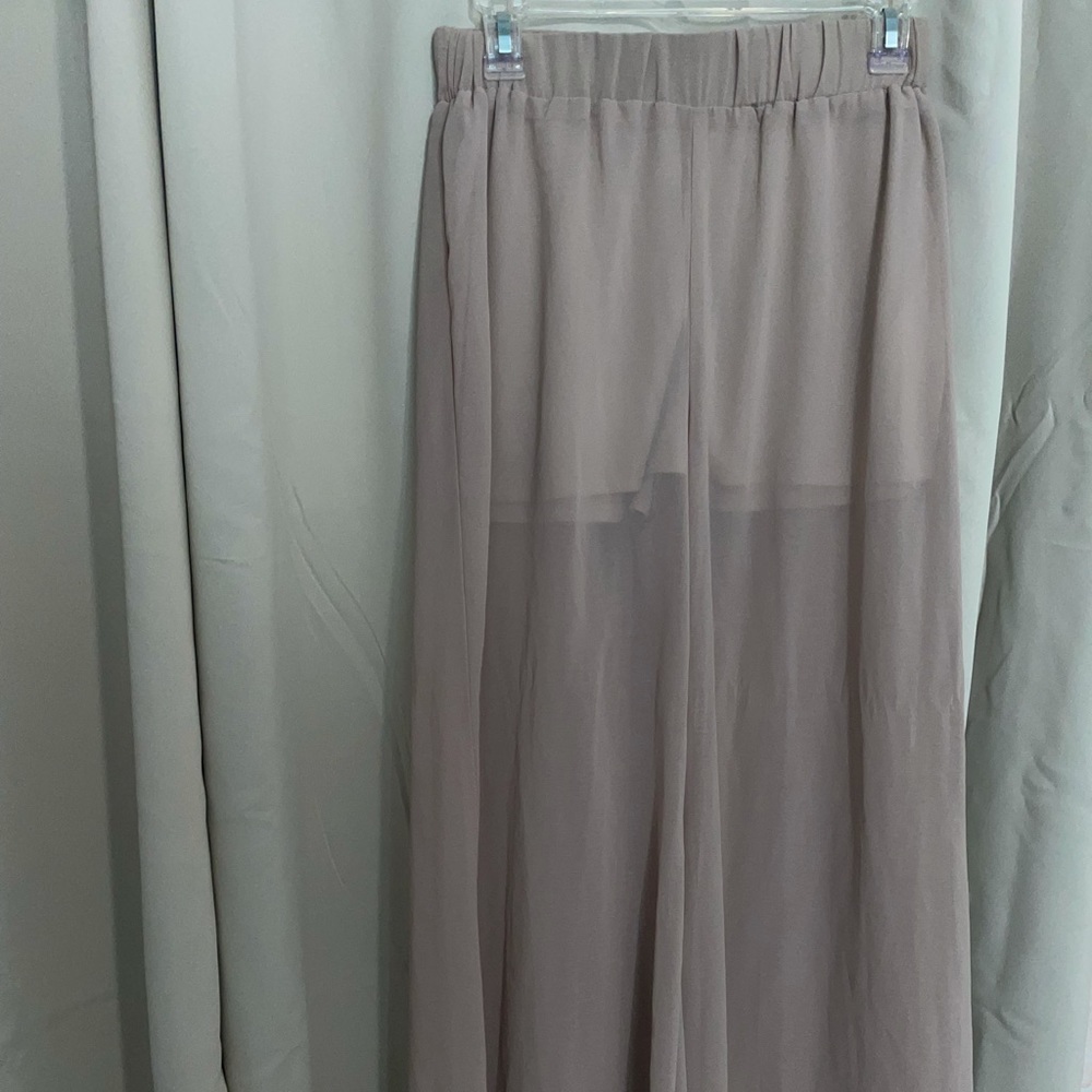 Long sheer flowy pants